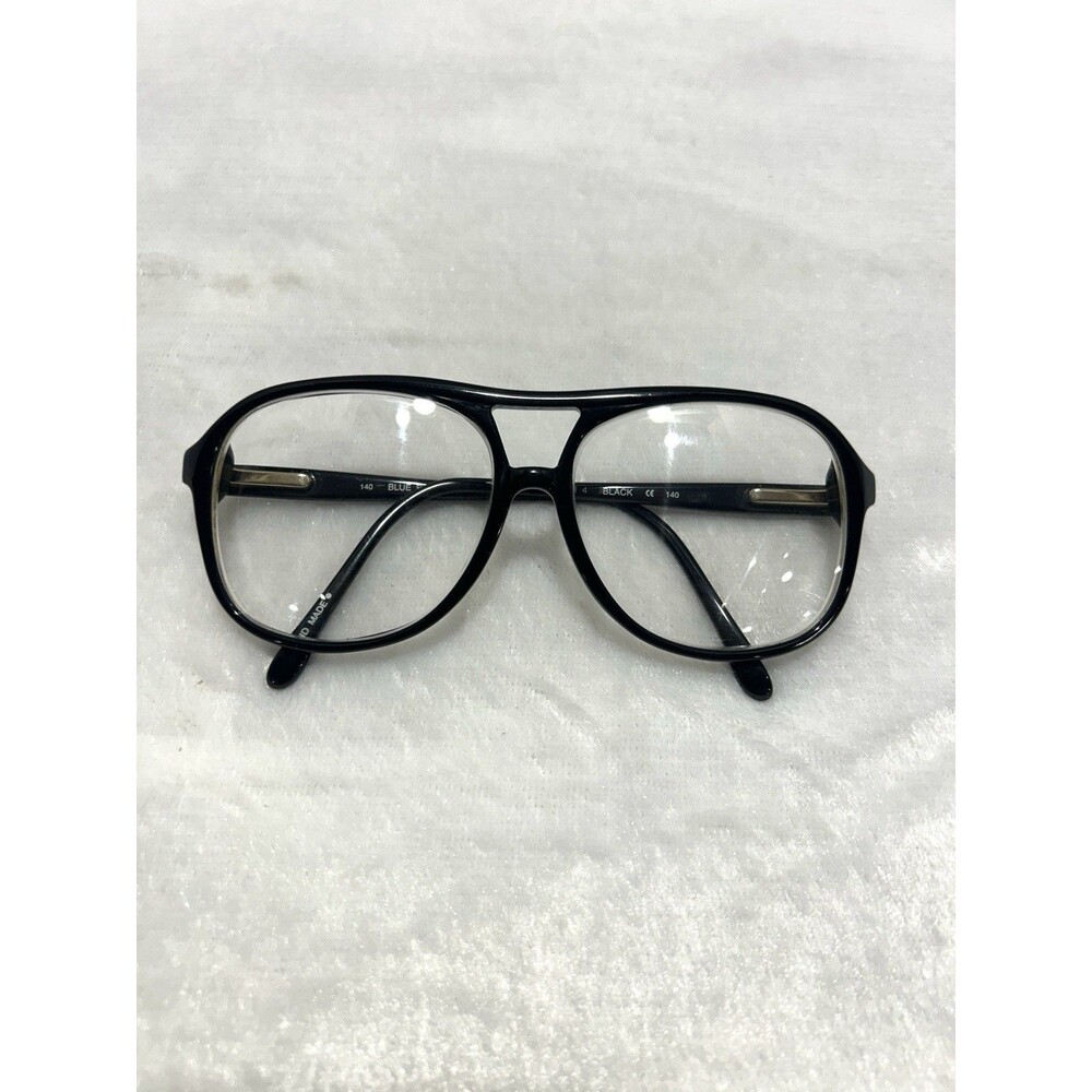 Vintage Blue Ribbon For Marchon BR4 Black Eyeglass/Sunglass Frames Only54-14-140